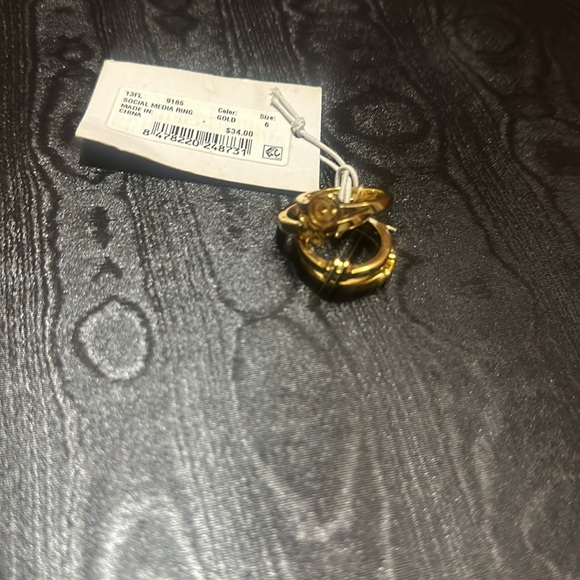 ? # & @ Gold Ring Set - Picture 3 of 3